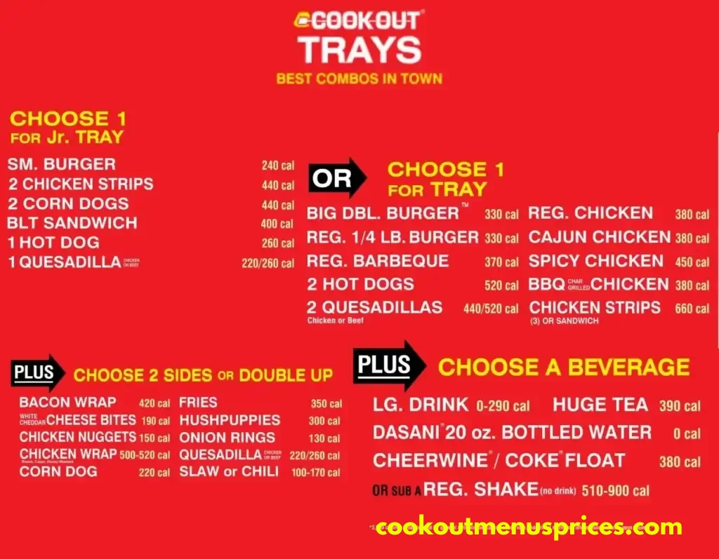 Cookout Menu With Price 2025 159 Cookout Tray Menu